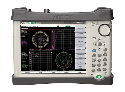 MS2024B Anritsu VNA Master, 2port, 1path, 500 kHz  4 GHz