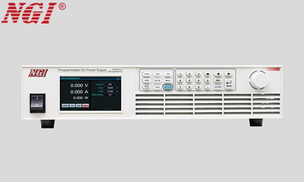 N39400 NGI TECH Yüksek Hassasiyetli Çok Kanallı Programlanabilir DC Güç Kaynağı