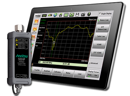 S331P <br>Anritsu <br>Site Master, Ultraportable Kablo ve Anten Analizörü