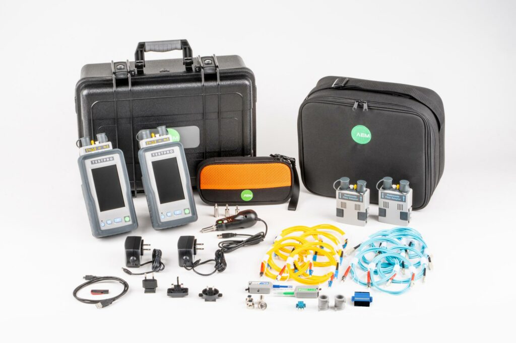 TESTPRO-K11E-ECB <br>AEM <br>Fiber OLTS (TIER1) Tester Single Mode & Multi Mode , 1Y ExtCare Dahildir.