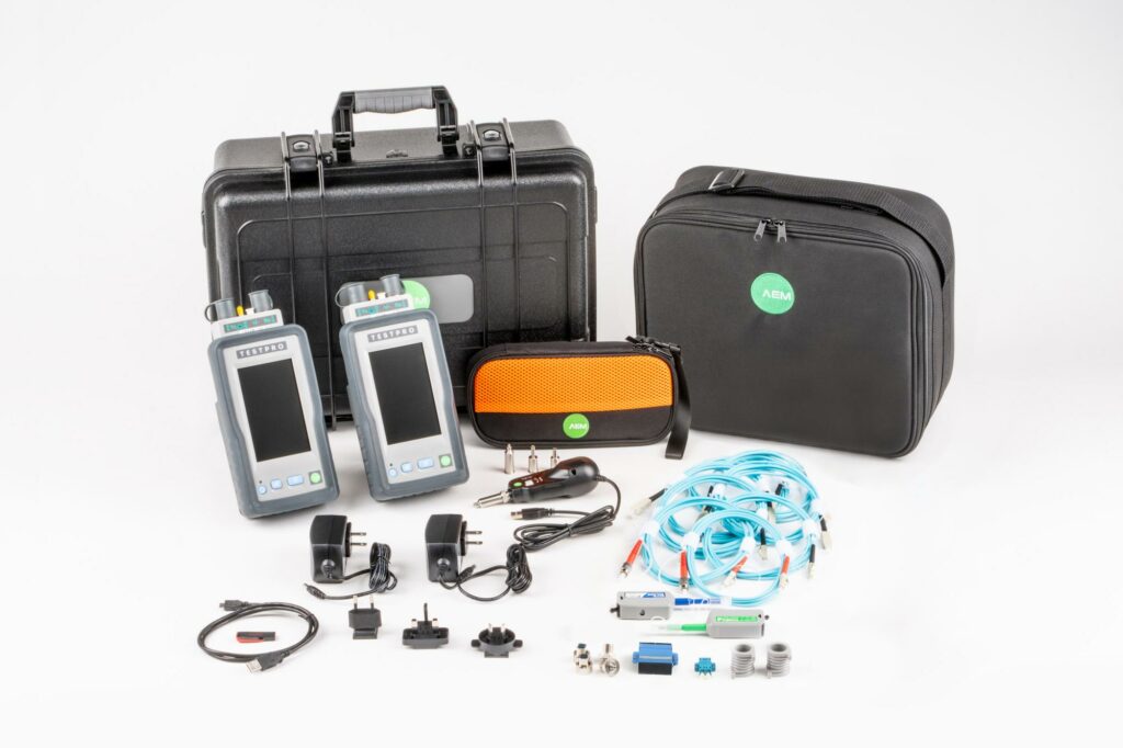 TESTPRO-K11E-MM-ECB <br>AEM <br>Fiber OLTS (TIER1) Tester Multi Mode , 1Y ExtCare Dahildir.