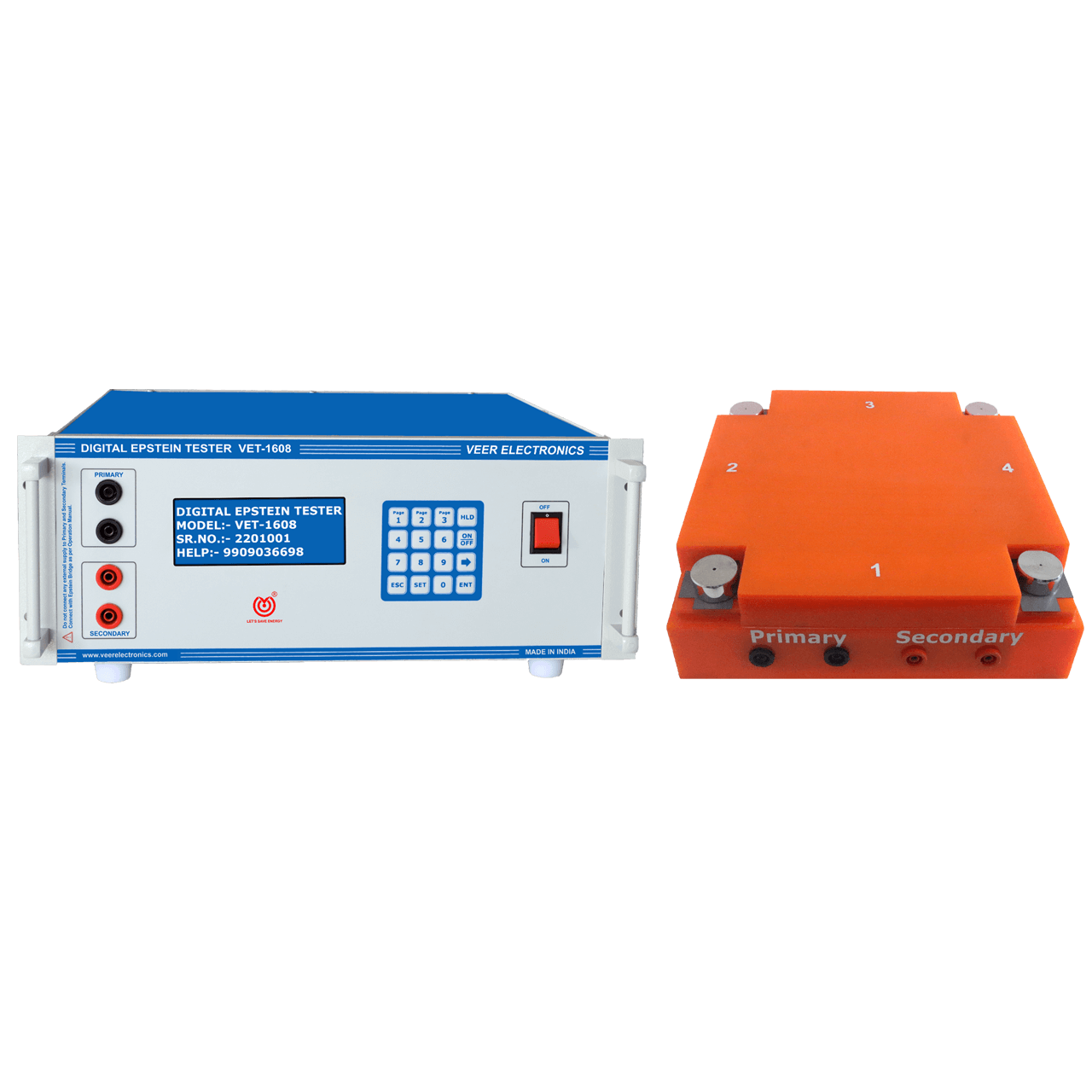 Automatic Digital Epstein Tester - VET-1608A - Veer Electronics